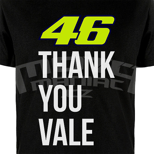Valentino Rossi VR46 triko pánské - "Děkujeme Vale" - 3