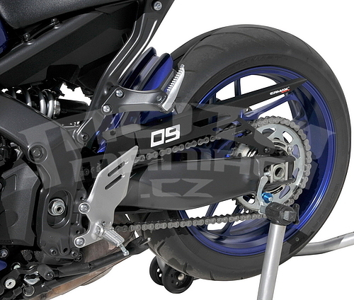 Ermax zadní blatník s ALU krytem řetězu - Yamaha MT-09 2021-2022, modrá metalíza 2021-2022 (Icon Blue) - 3