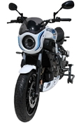 Ermax lakovaná maska s plexi - Yamaha XSR700 2022-2023, trikolóra Historic (bílá, světle modrá, tmavě modrá) - 3/4