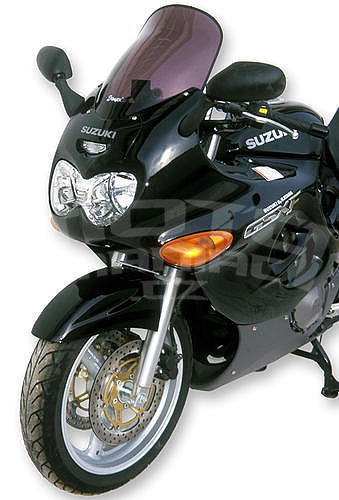 Ermax turistické plexi +8cm (40cm) - Suzuki GSX 750 F 1998-2007, černé neprůhledné - 4