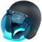 Biltwell Bubble Shield Blue - 4/6