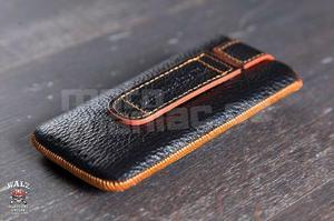 Leather Case Iphone 4, black - 4