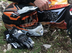Madhead S10P Gloves Black/Orange/White - 4