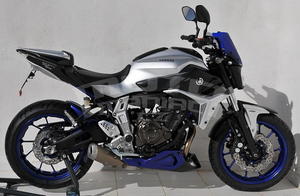Ermax zadní blatník s krytem řetězu Yamaha MT-07 2014-2015, satin blue/satin black (for race blue) - 4