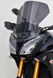Ermax turistické plexi 50cm - Yamaha MT-09 Tracer 2015, černé neprůhledné - 4