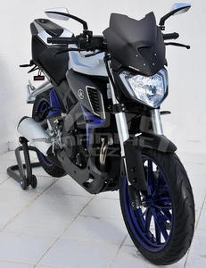 Ermax kryty chladiče - Yamaha MT-125 2014-2015, maty blue /black mat - 4