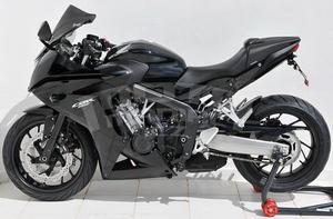 Ermax kryt sedla spolujezdce - Honda CBR650F 2014-2015, metallic black (graphite black/NHB01) - 4