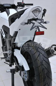 Ermax zadní blatník s krytem řetězu - Honda NC750X 2014-2015, metallic black (black graphite) - 4