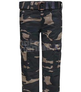 John Doe Cargo Kevlar Slim kalhoty s úzkým střihem Camouflage - 4