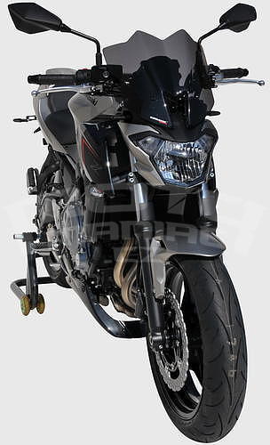 Ermax kryt motoru trojdílný - Kawasaki Z650 2017, černá metalíza (Metallic Spark Black 660/15Z) 2017-2018 - 4