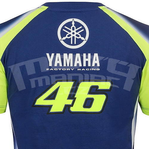 Valentino Rossi VR46 pánské triko - edice Yamaha - 4