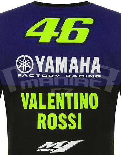 Valentino Rossi VR46 triko pánské - edice Yamaha - 4