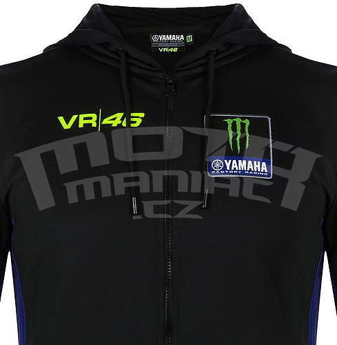 Valentino Rossi VR46 mikina pánská - edice Yamaha Black - 4