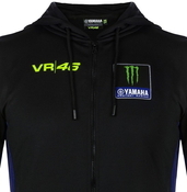 Valentino Rossi VR46 mikina pánská - edice Yamaha Black - 4/6