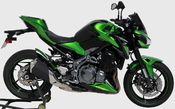 Ermax kryt motoru 2-dílný - Kawasaki Z900 2017-2019, černá metalíza/zelená perleť 2017-2018 (Metallic Spark Black 660/15Z, Candy Lime Green 3 51P) - 4/7