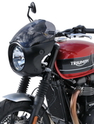 Ermax maska s kouřovým plexi - Triumph Speed Twin 2019-2020, imitace karbonu - 4/5