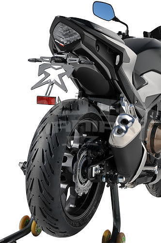 Ermax Evo podsedlový plast s držákem SPZ - Honda CB500F 2019-2020, černá matná (série Black Line) - 4