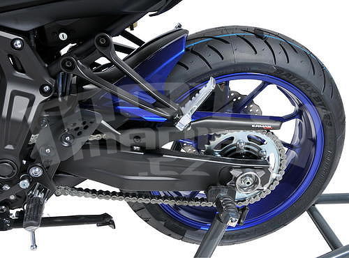 Ermax zadní blatník s krytem řetězu - Yamaha MT-07 2018-2020, modrá metalíza 2018-2019 (Deep Purplish Blue Metallic, Yamaha Blue DPBMC) - 4