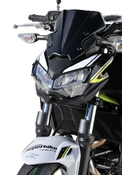 Ermax lakovaný větrný štítek - Kawasaki Z650 2020, bílá/černá 2020 (Pearl Blizzard White 54X, Metallic Spark Black 660/15Z) - 4/7