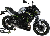Ermax kryt motoru 3-dílný - Kawasaki Z650 2020, černá metalíza/zelená perleť SE (Metallic Spark Black 660/15Z/Candy Lime Green 35P) - 4/7