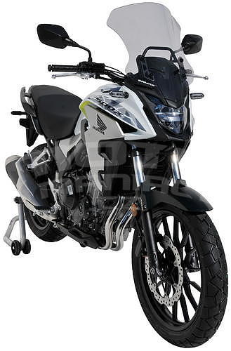 Ermax turistické plexi 47cm, montážní sada - Honda CB500X 2019-2020, černé kouřové - 4