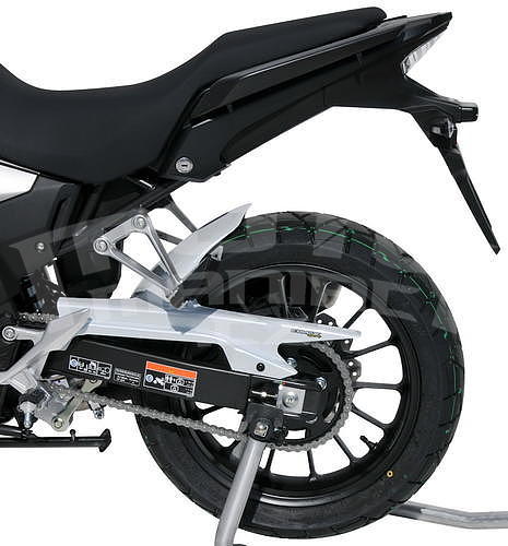 Ermax zadní blatník s krytem řetězu - Honda CB500X 2019-2022, černá matná (Ermax Black Line) - 4