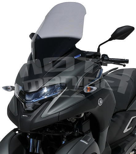 Ermax turistické plexi 58cm - Yamaha Tricity 300 2020-2021, černé neprůhledné - 4