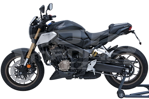 Ermax kryt motoru 3-dílný - Honda CB650R 2021, černá matná (Mat Gunpowder Black Metallic NH436) - 4