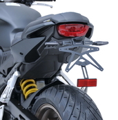 Ermax kryt sedla spolujedce - Honda CB650R 2021, černá matná (Mat Gunpowder Black Metallic NH436) - 4/7