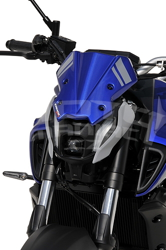 Ermax lakovaný štítek 25cm - Yamaha MT-07 2021, modrá metalíza 2021 (Icon Blue) - 4