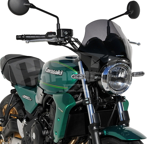 Ermax Nasty plexi 29cm - Kawasaki Z650RS 2022-2023, zelené fluo - 4