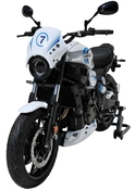 Ermax kryt motoru - Yamaha XSR700 2022-2023, trikolóra Historic (bílá, světle modrá, tmavě modrá) - 4/5