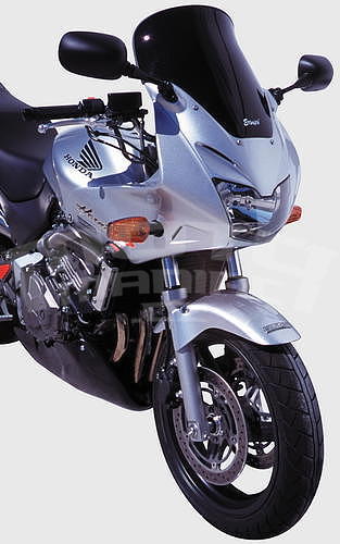 Ermax turistické plexi +8cm (36cm) - Honda CB 600 Hornet S 1998-2004, černé neprůhledné - 4