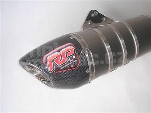 RP výfukový systém Inox, tlumič ovál carbon titan Racing Style, Honda CRF 450 R 09-12 - 5