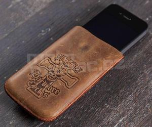 Leather Case Iphone 5/S, brown - 5