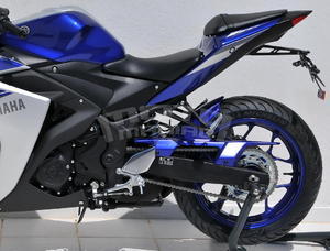 Ermax zadní blatník s krytem řetězu - Yamaha YZF-R3 2015, metallic blue (dpbmc) - 5