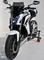 Ermax plexi větrný štítek 38cm - Honda CB650F 2014-2015, černé kouřové - 5/7
