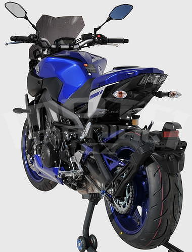 Ermax kryt motoru trojdílný - Yamaha MT-09 2017-2020, černá (tech black MDNM6) - 5