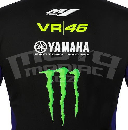 Valentino Rossi VR46 triko pánské - edice Yamaha Black - 5