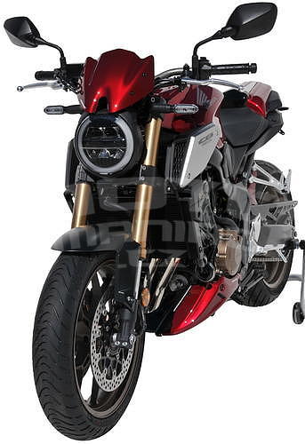 Ermax lakovaný větrný štítek 23cm - Honda CB650R Neo Sports Café 2019, červená metalíza (Candy Chromosphere Red R381) - 5