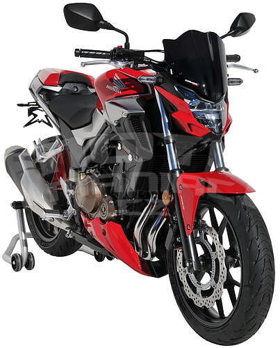 Ermax Evo kryt motoru 3-dílný - Honda CB500F 2019-2020, oranžová metalíza/černá lesklá (Candy Energy Orange YR249C, Black NH1) - 5