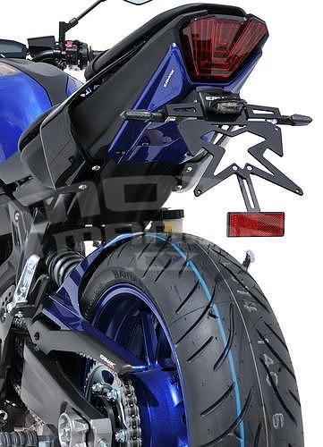 Ermax zadní blatník s krytem řetězu - Yamaha MT-07 2018-2020, modrá metalíza 2018-2019 (Deep Purplish Blue Metallic, Yamaha Blue DPBMC) - 5