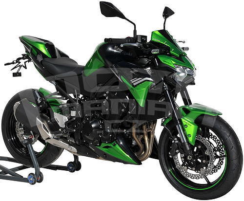 Ermax kryt sedla spolujezdce - Kawasaki Z900 2020-2023, zelená/černá 2020 (Candy Lime Green 3 51P, Metallic Spark Black 660/15Z) - 5