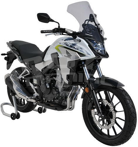 Ermax turistické plexi 47cm, montážní sada - Honda CB500X 2019-2020, černé kouřové - 5