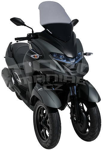 Ermax turistické plexi 58cm - Yamaha Tricity 300 2020-2021, černé kouřové - 5