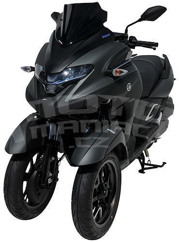 Ermax Supersport plexi 30cm - Yamaha Tricity 300 2020-2021, černé kouřové - 5
