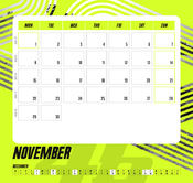 Valentino Rossi VR46 stolní kalendář 2021 - 5/5