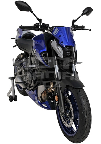 Ermax lakovaný štítek 25cm - Yamaha MT-07 2021, modrá metalíza/šedá mat 2021 (Icon Blue/Icon Grey) - 5