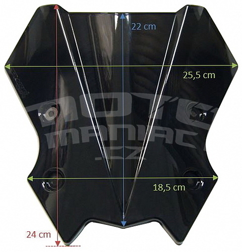 Ermax lakovaný štítek  - Suzuki GSX-S1000 2022-2023, černá (Glass Sparkle Black YVB) - 5
