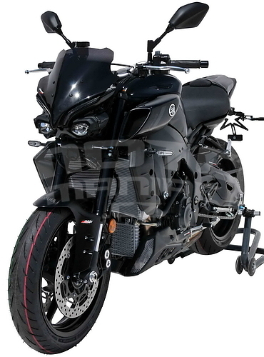 Ermax Sport plexi štít 35cm - Yamaha MT-10 2022-2023, černé kouřové - 5